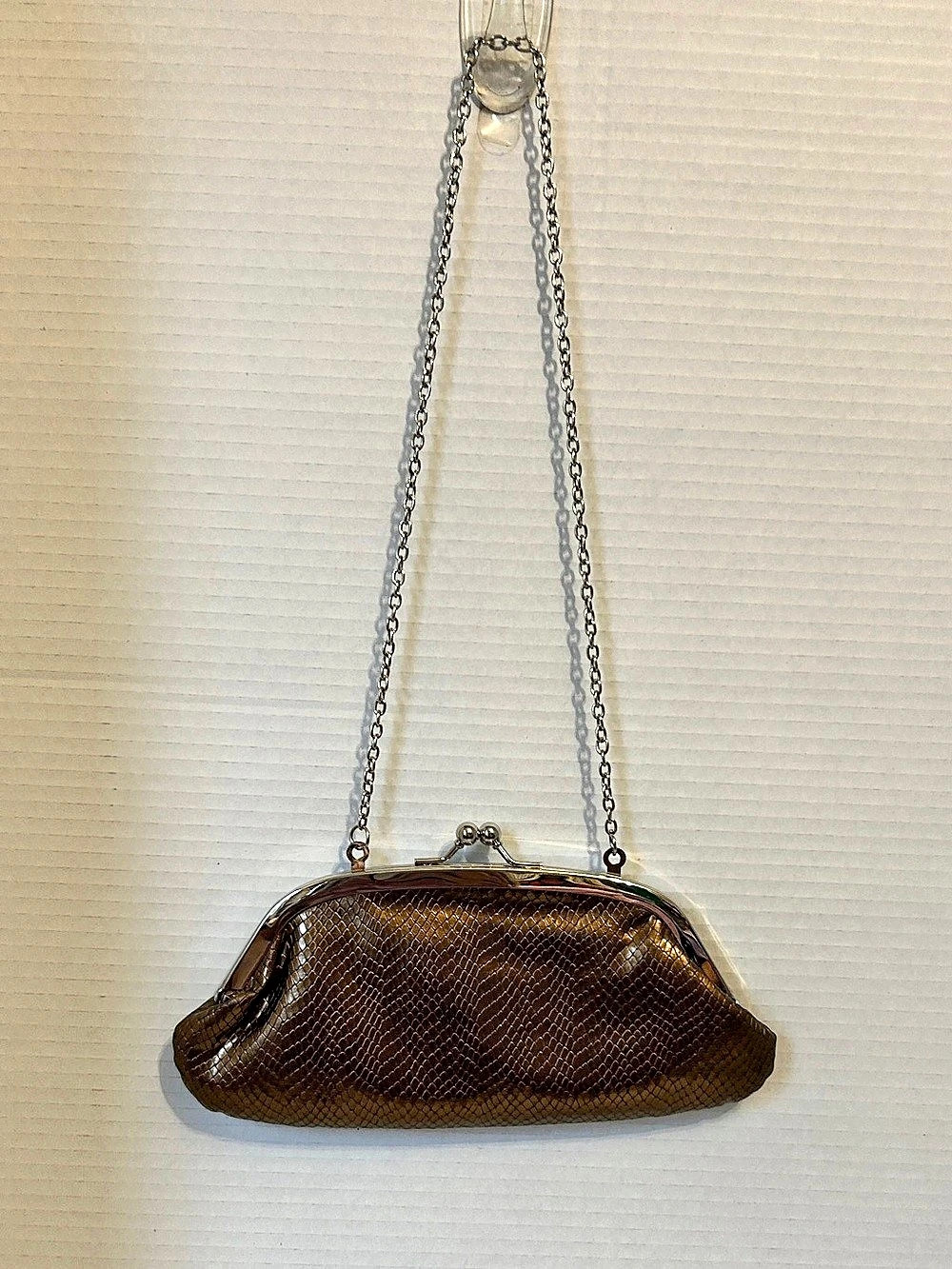 Tierack Brown Frame Clutch Handbag